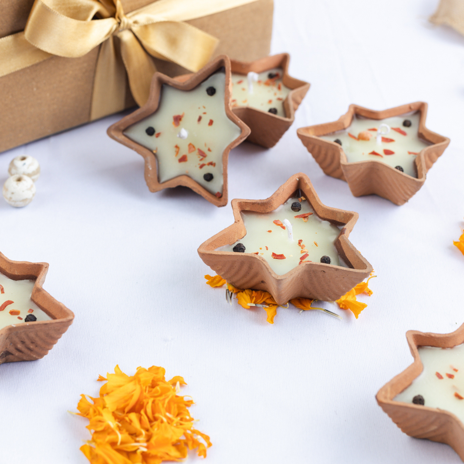Earthy Teracotta Candles