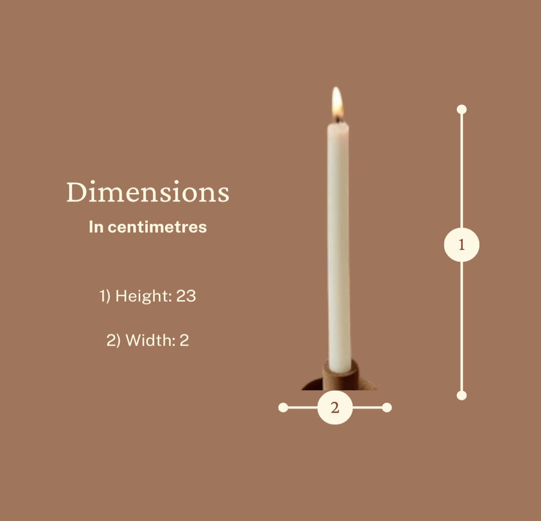 Set of 5 Taper Candles