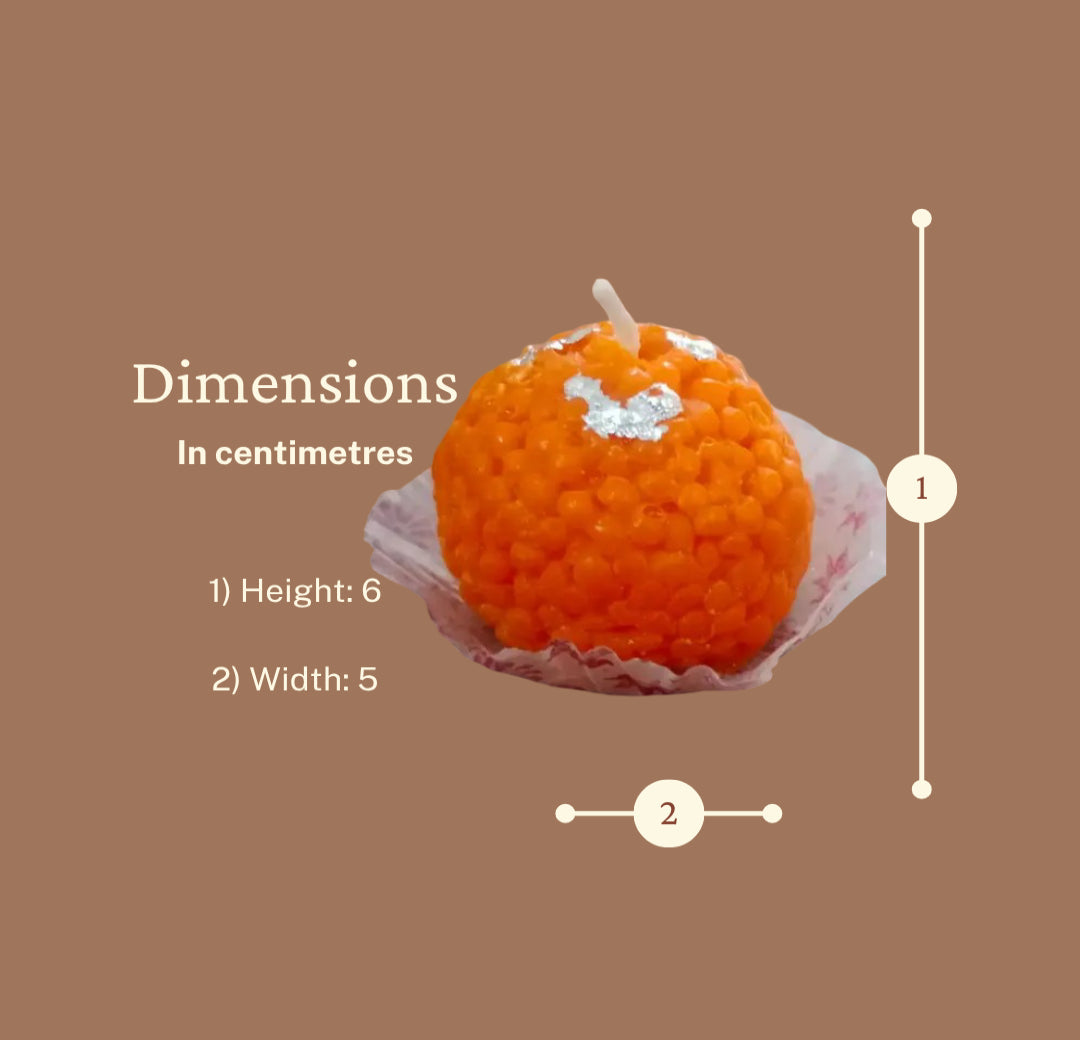Set of 4 Ladoo Mithai Candle Box