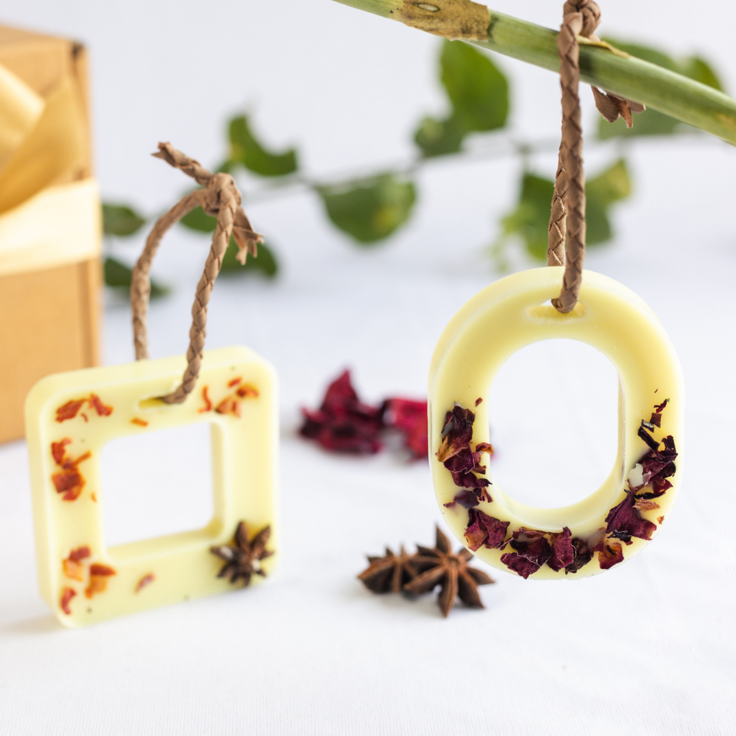 Set of 2 Beeswax Fragrance Bars