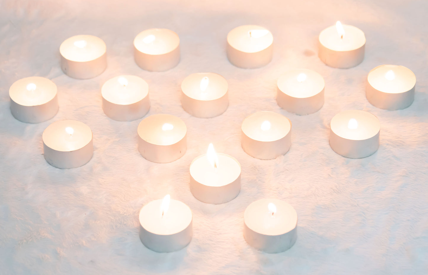 Set of 5 Long Burning T lite Candles