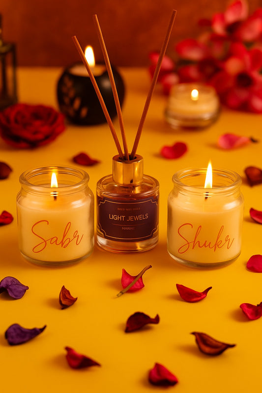 Sabr & Shukr Candle Jars