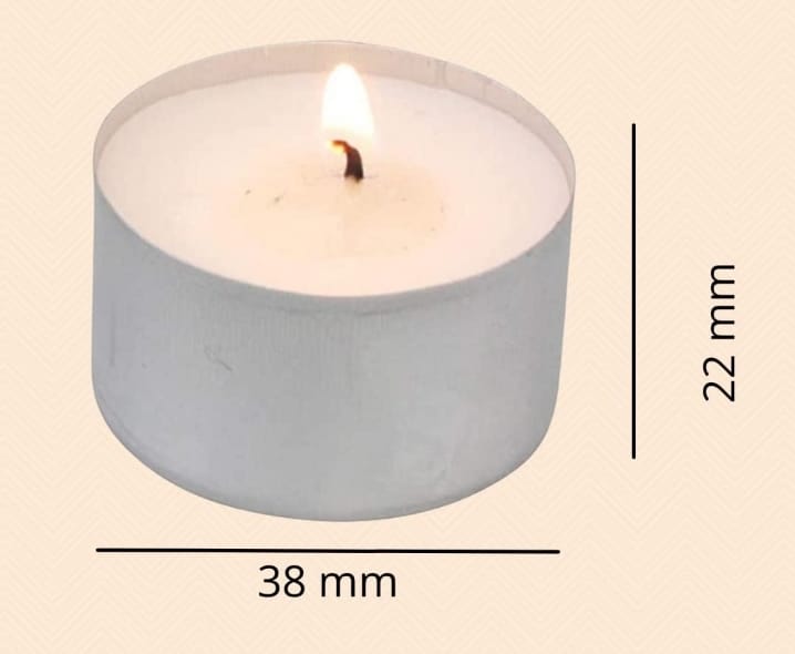 Set of 5 Long Burning T lite Candles