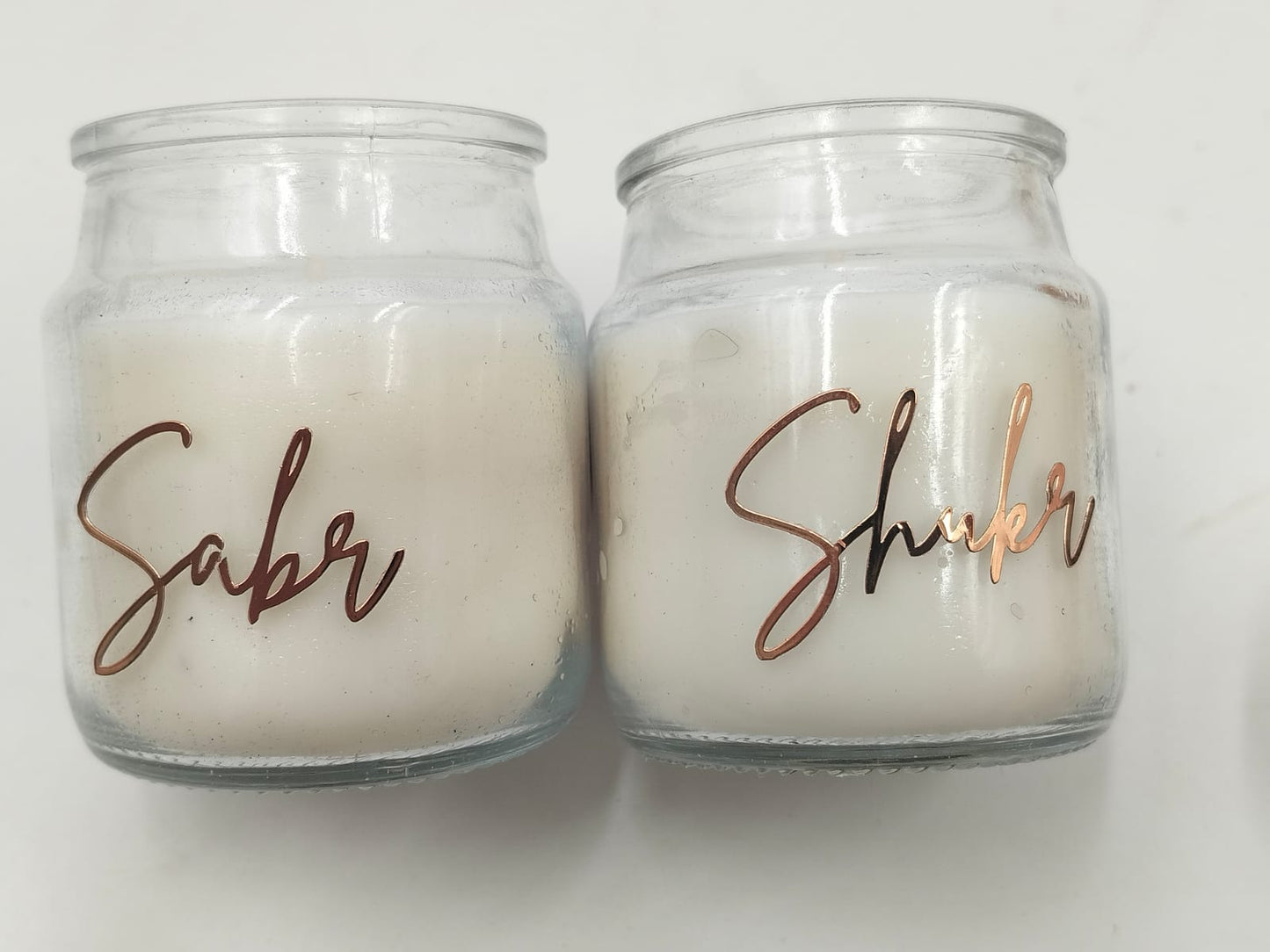 Sabr & Shukr Candle Jars
