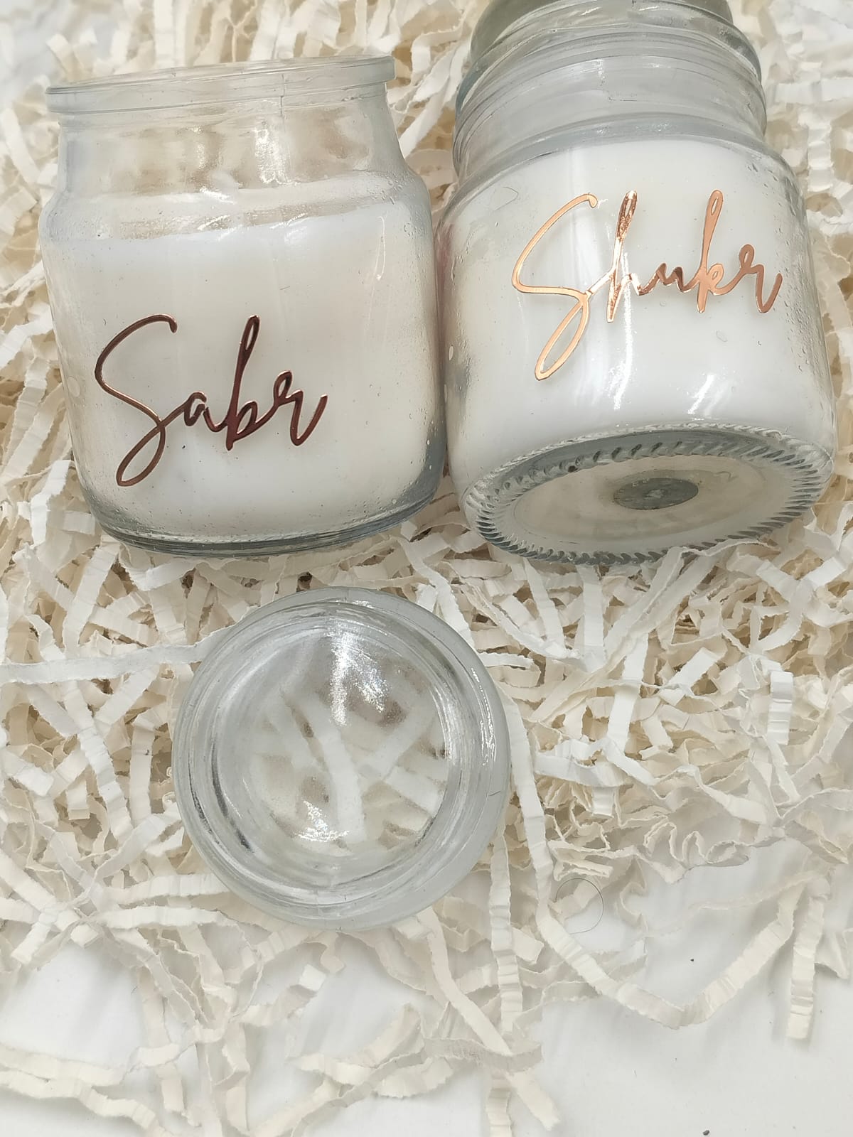 Sabr & Shukr Candle Jars