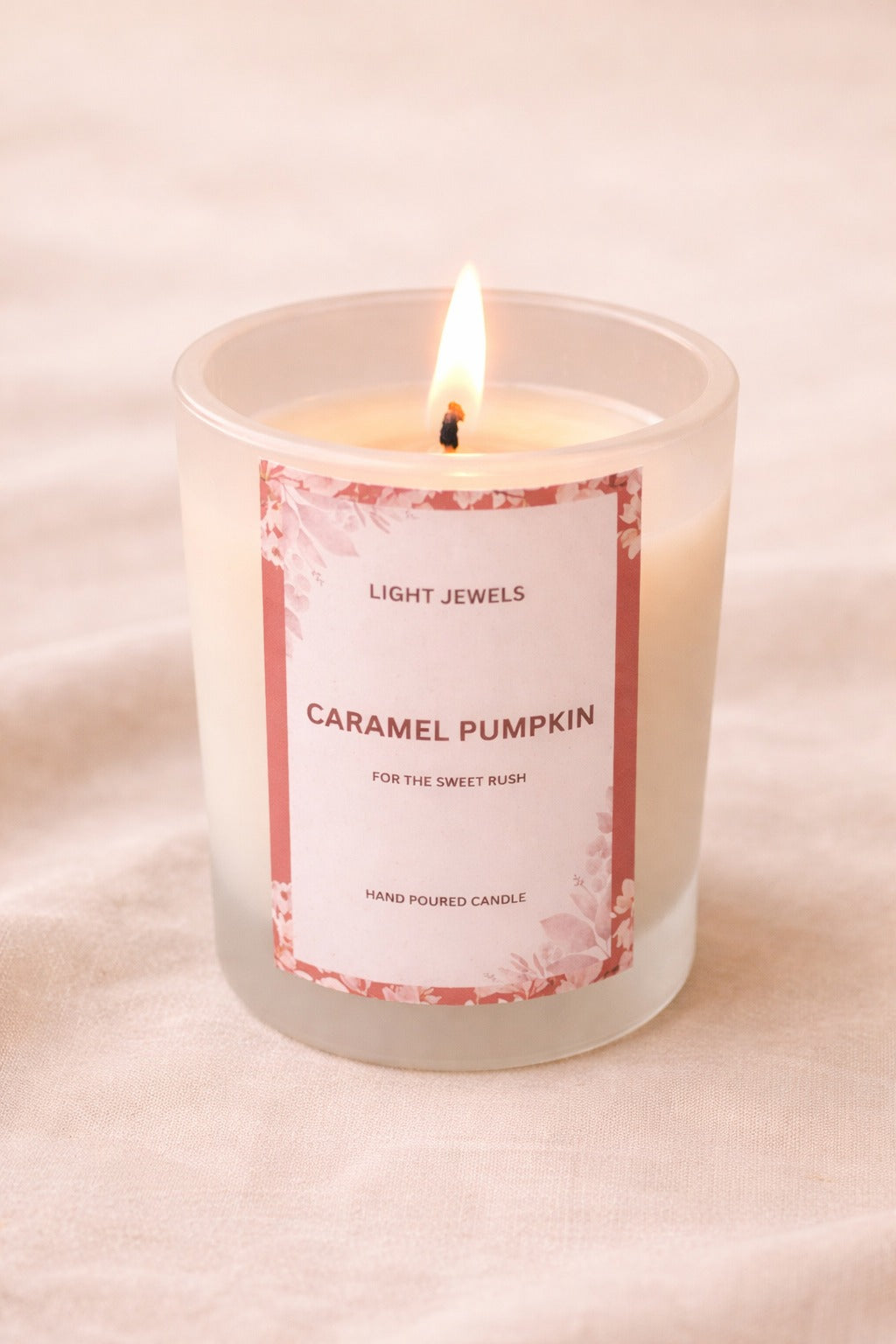 Caramel Pumpkin Scented Soy Candle