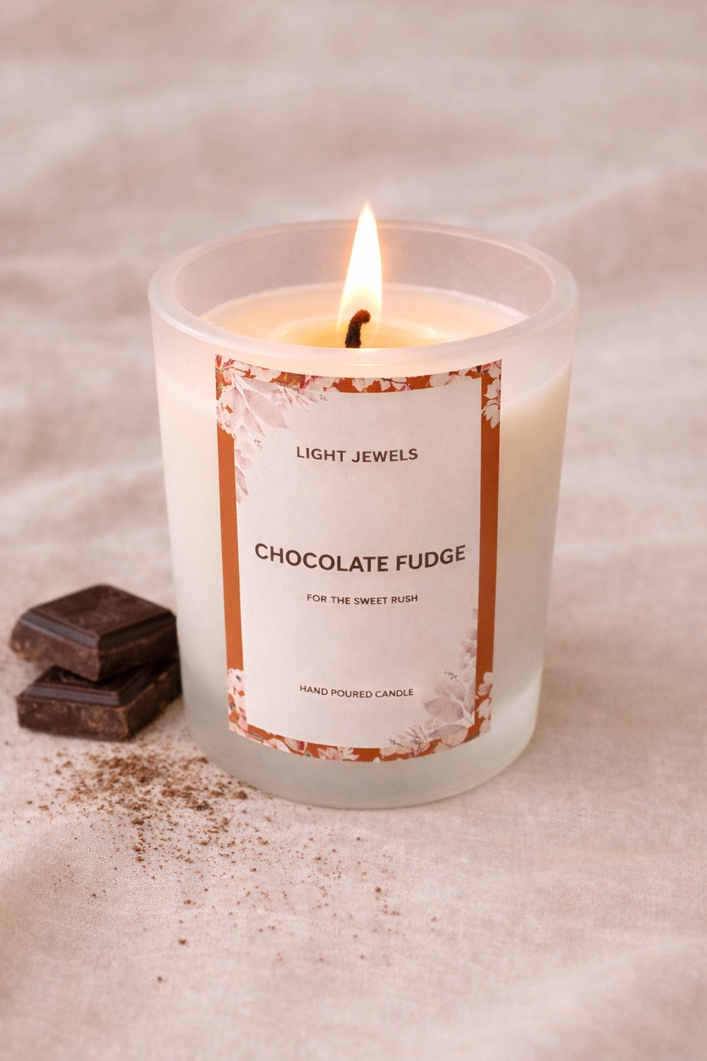 Chocolate Fudge Scented Soy Candle
