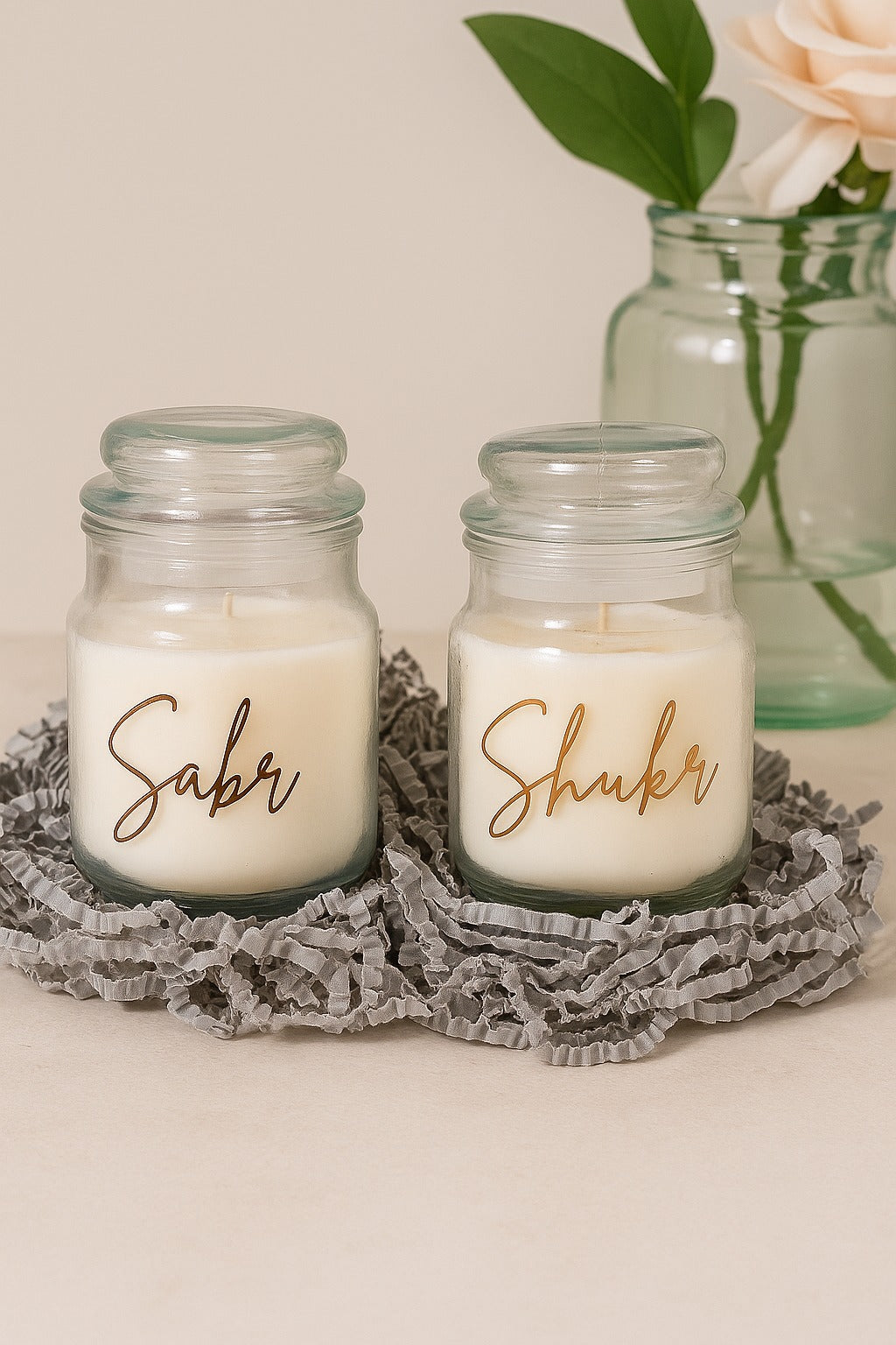 Sabr & Shukr Candle Jars