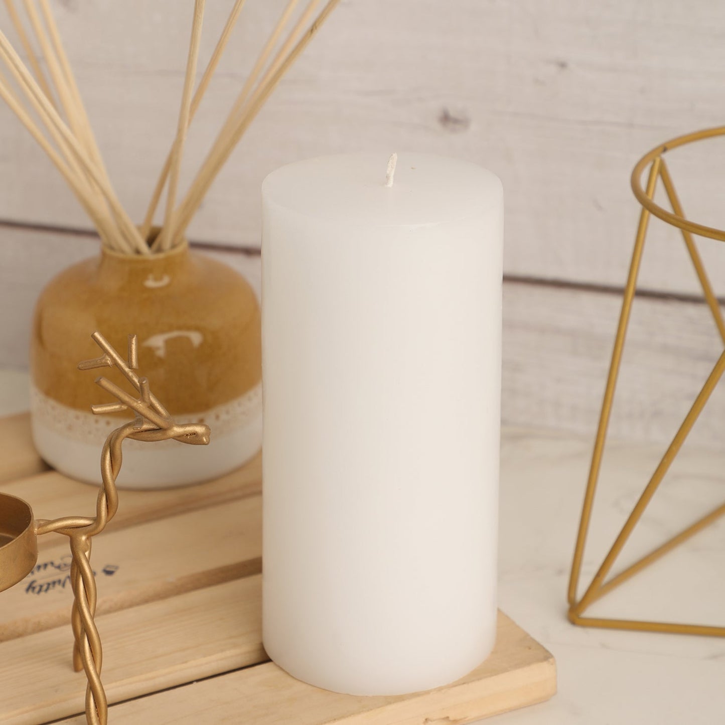 2 Unscented Classic Tall Pillar Candles