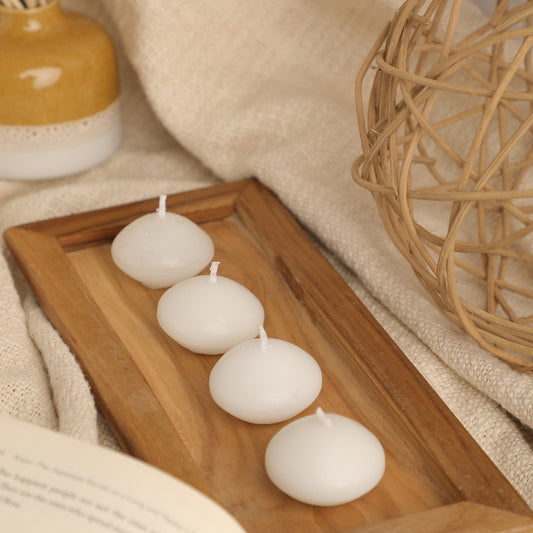 Set of 20 Nugget/Oyster Floating Candles