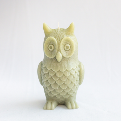 Set of 4 Decorative Owl Candles
