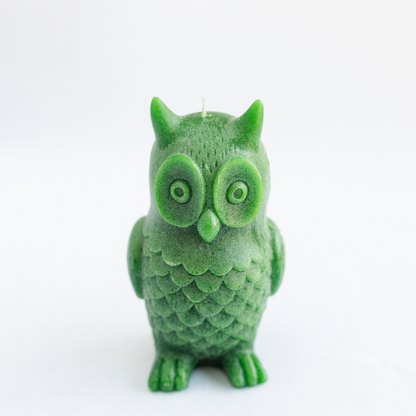 Set of 4 Decorative Owl Candles