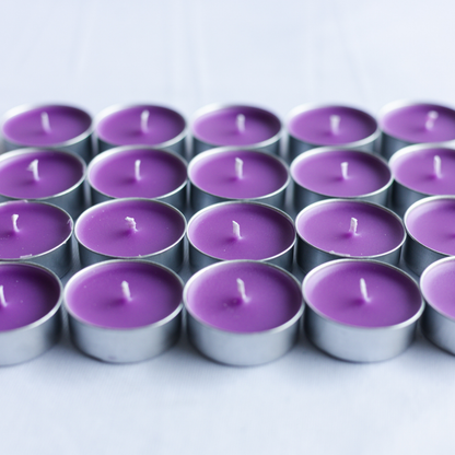 Set of 20 Lavender Scented T light Candles