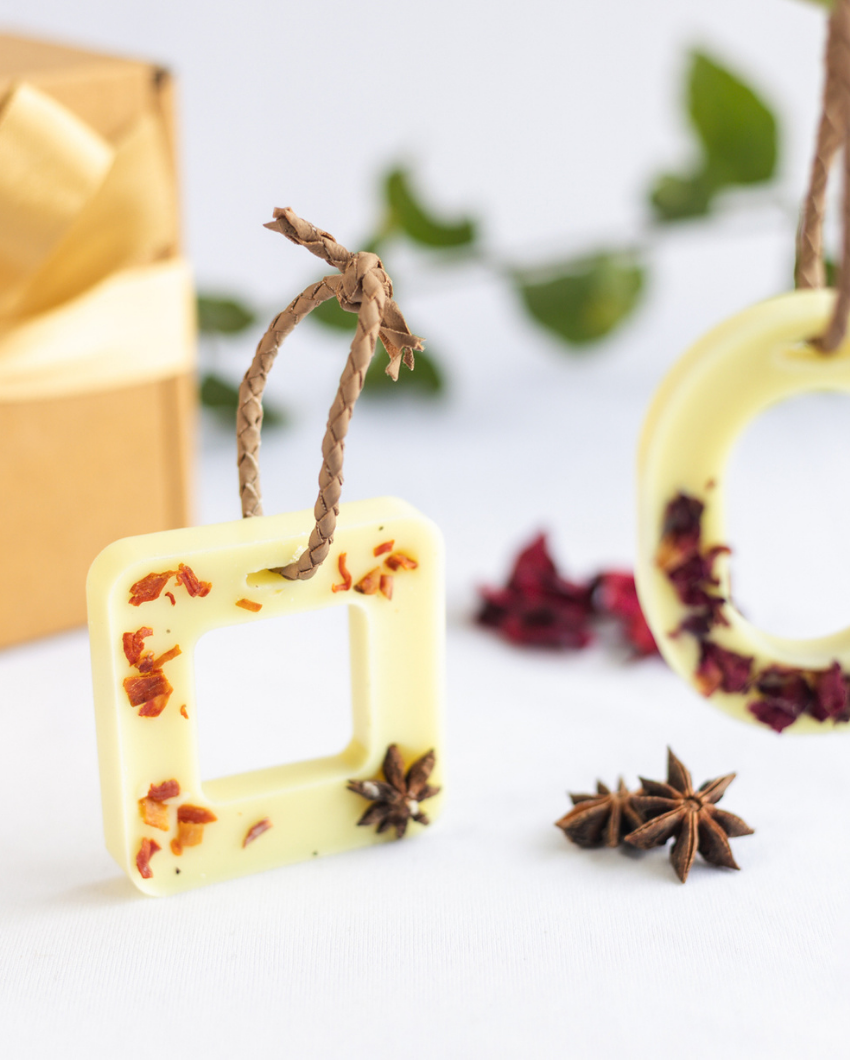 Set of 2 Beeswax Fragrance Bars