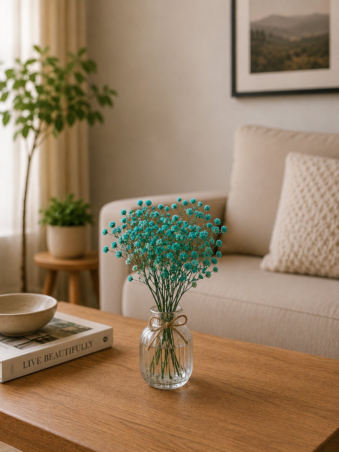 Preserved Natural Baby Breath Flowers