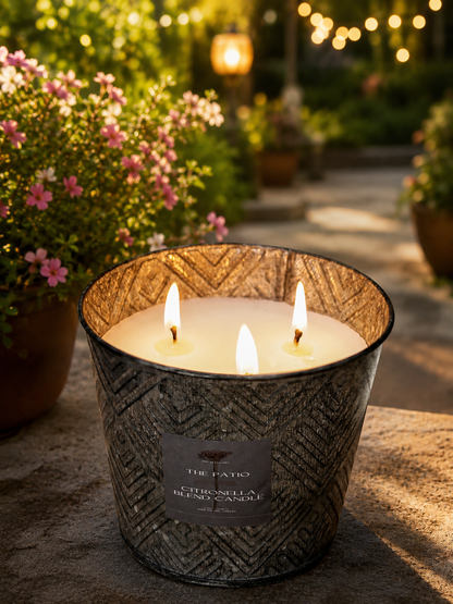 The Patio-Citronella Oil Bucket Candle