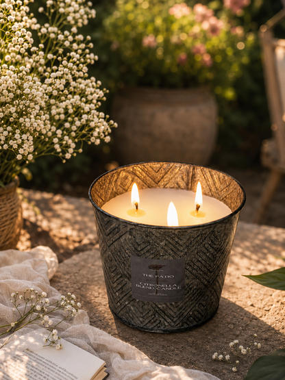 The Patio-Citronella Oil Bucket Candle