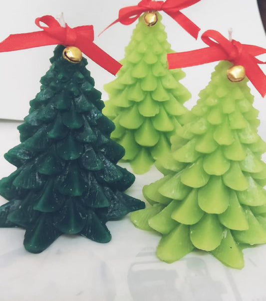 Set of 3 Christmas Tree Candles