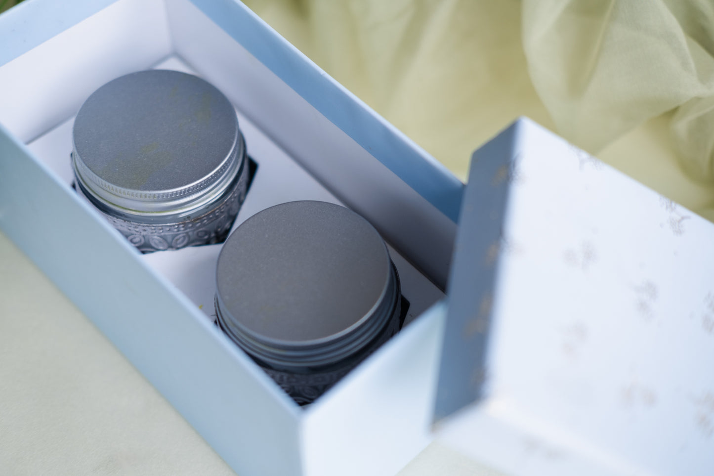 Silver Filigree Candle Votive Box