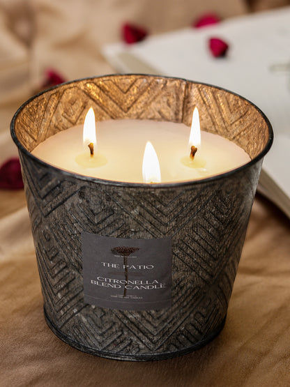 The Patio-Citronella Oil Bucket Candle