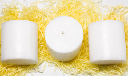 Set of 3 Pillar Candles in 3 inch -Medium Size