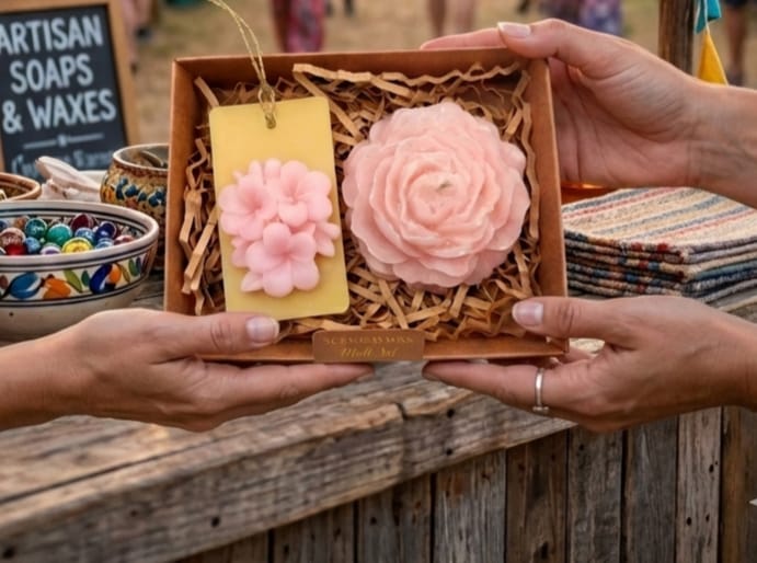 Blush Blooms- A gift of Light & fragrance