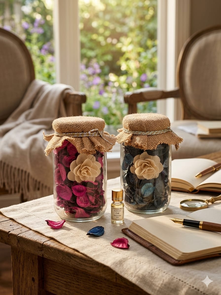 Petals of Nature Potpourri Jars
