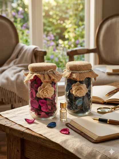 Petals of Nature Potpourri Jars