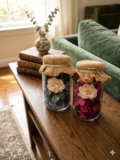 Petals of Nature Potpourri Jars