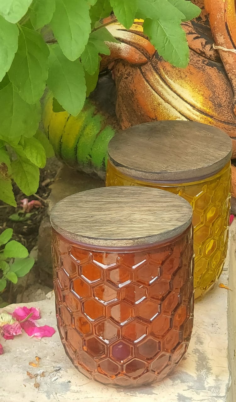 Classic Vanilla Candle  Honeycomb Jars