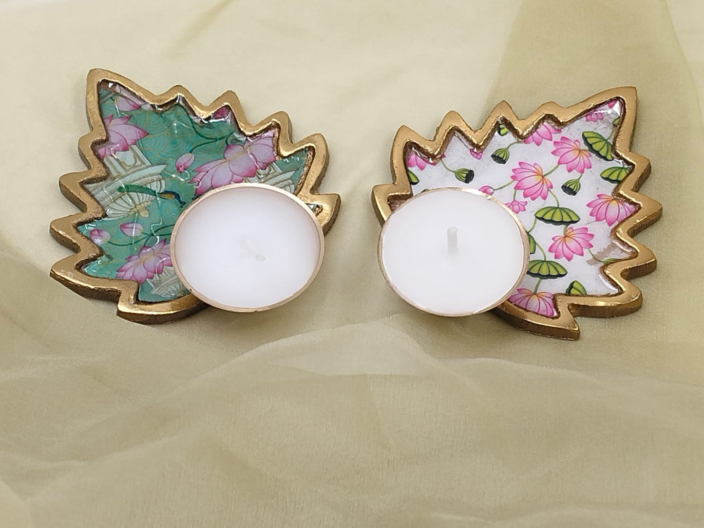 Set of  2 Pichwai  Soy Candles