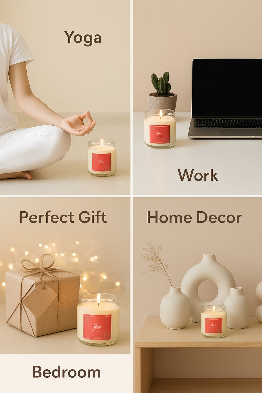 Frangrant Flower Candle Jars in Frangipani, Jasmine & Rose