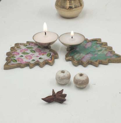 Set of  2 Pichwai  Soy Candles