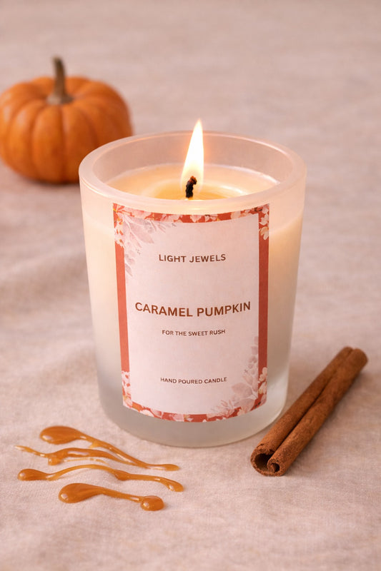 Caramel Pumpkin Scented Soy Candle