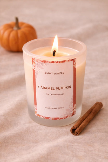 Caramel Pumpkin Scented Soy Candle