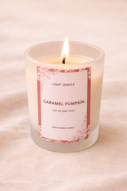 Caramel Pumpkin Scented Soy Candle