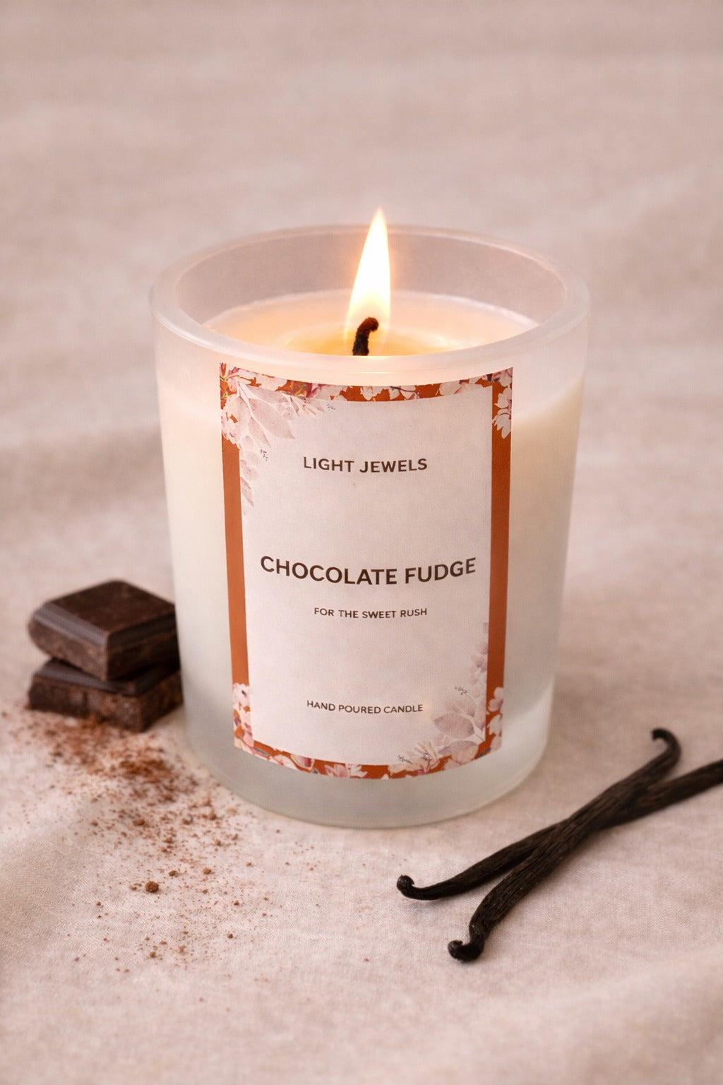 Chocolate Fudge Scented Soy Candle