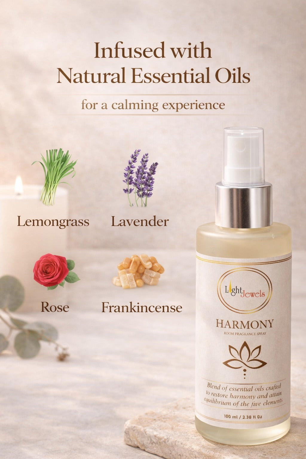 Harmony-All Natural Room Freshner Spray