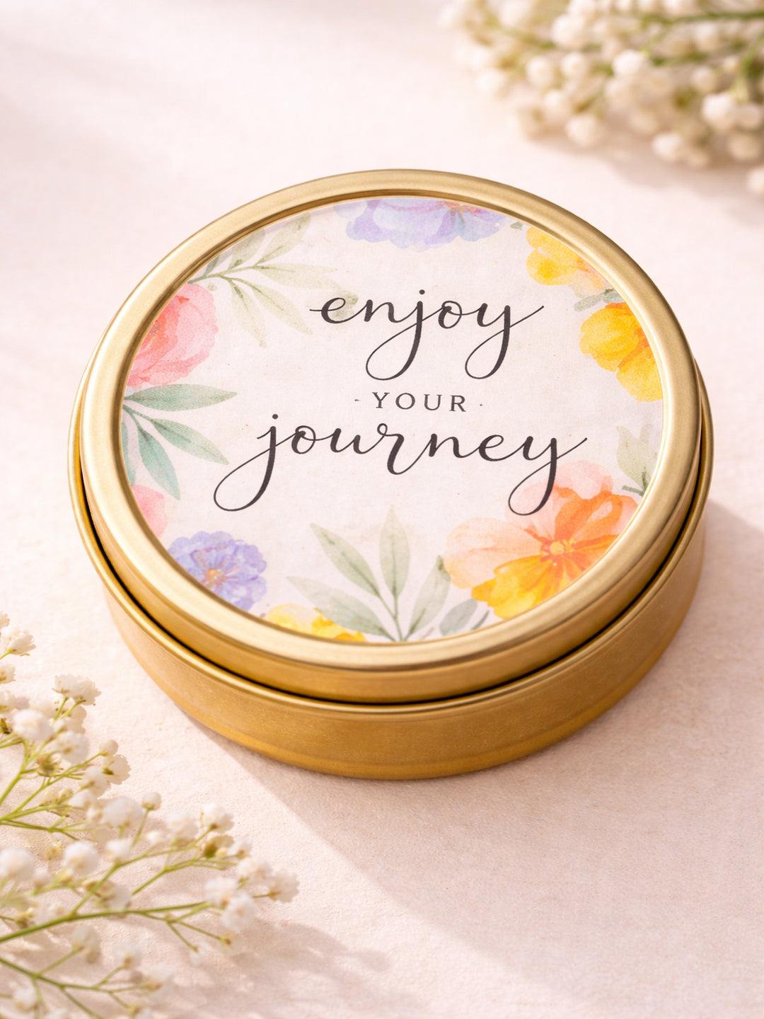 Enjoy your Journey-Rose Scented Travel Tin Candle