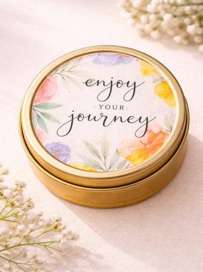 Enjoy your Journey-Rose Scented Travel Tin Candle