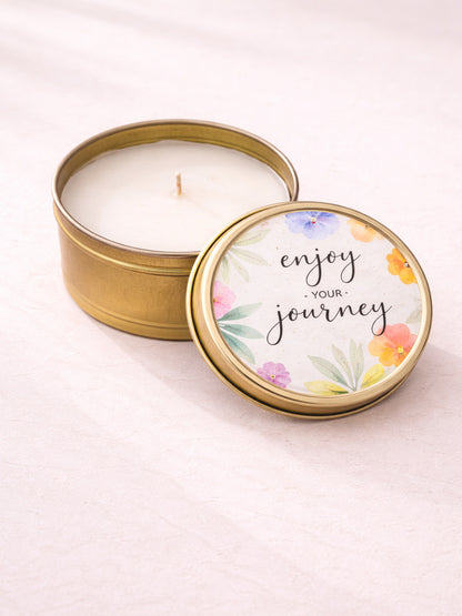 Enjoy your Journey-Rose Scented Travel Tin Candle