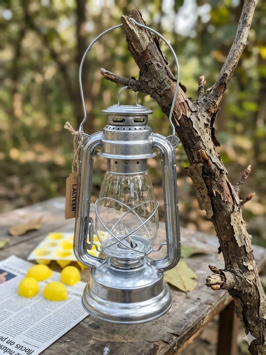 Vintage Kerosne Oil Lantern for Outdoors