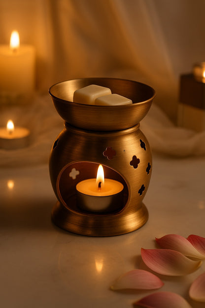 Gift Set of Brass Diffuser &4 Different Beeswax Melts