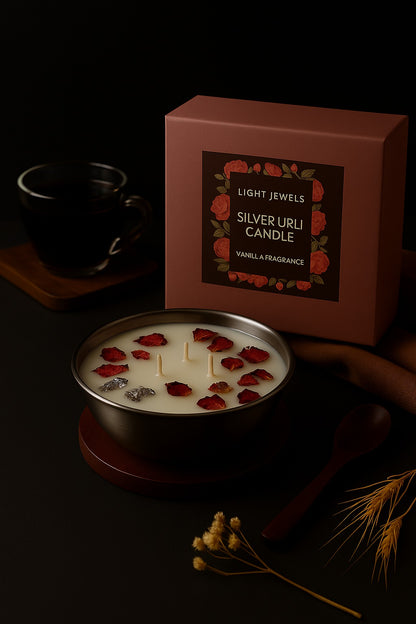 Fragrant Silver Urli Candle