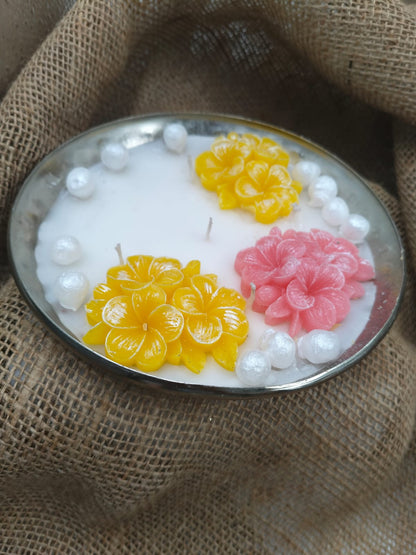 Fragrant Silver Urli Candle