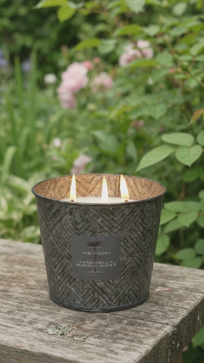 The Patio-Citronella Oil Bucket Candle