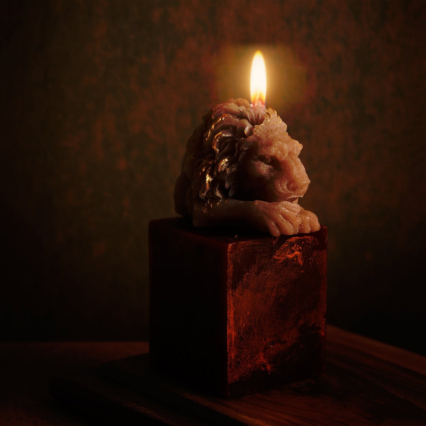 The Lion Head Candle