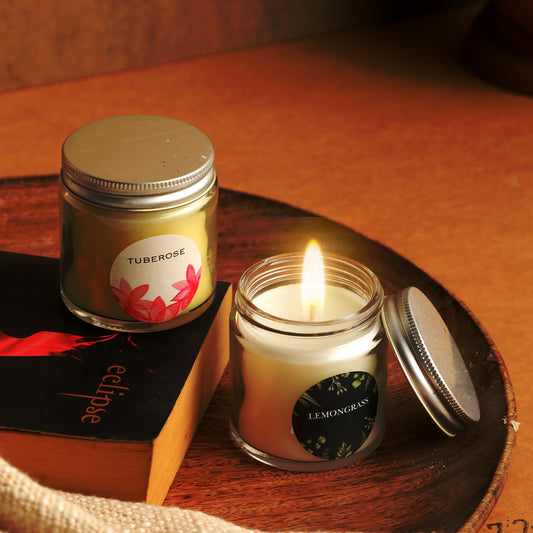 2 Fragrant Jar Candles
