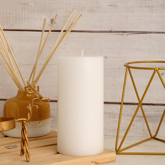 2 Unscented  Classic  Tall  Pillar Candles