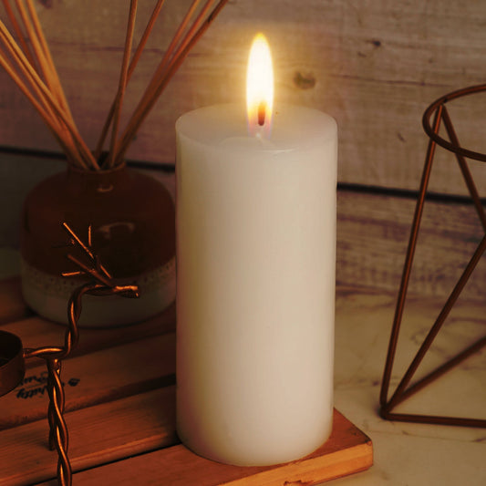 2 Unscented  Classic  Tall  Pillar Candles